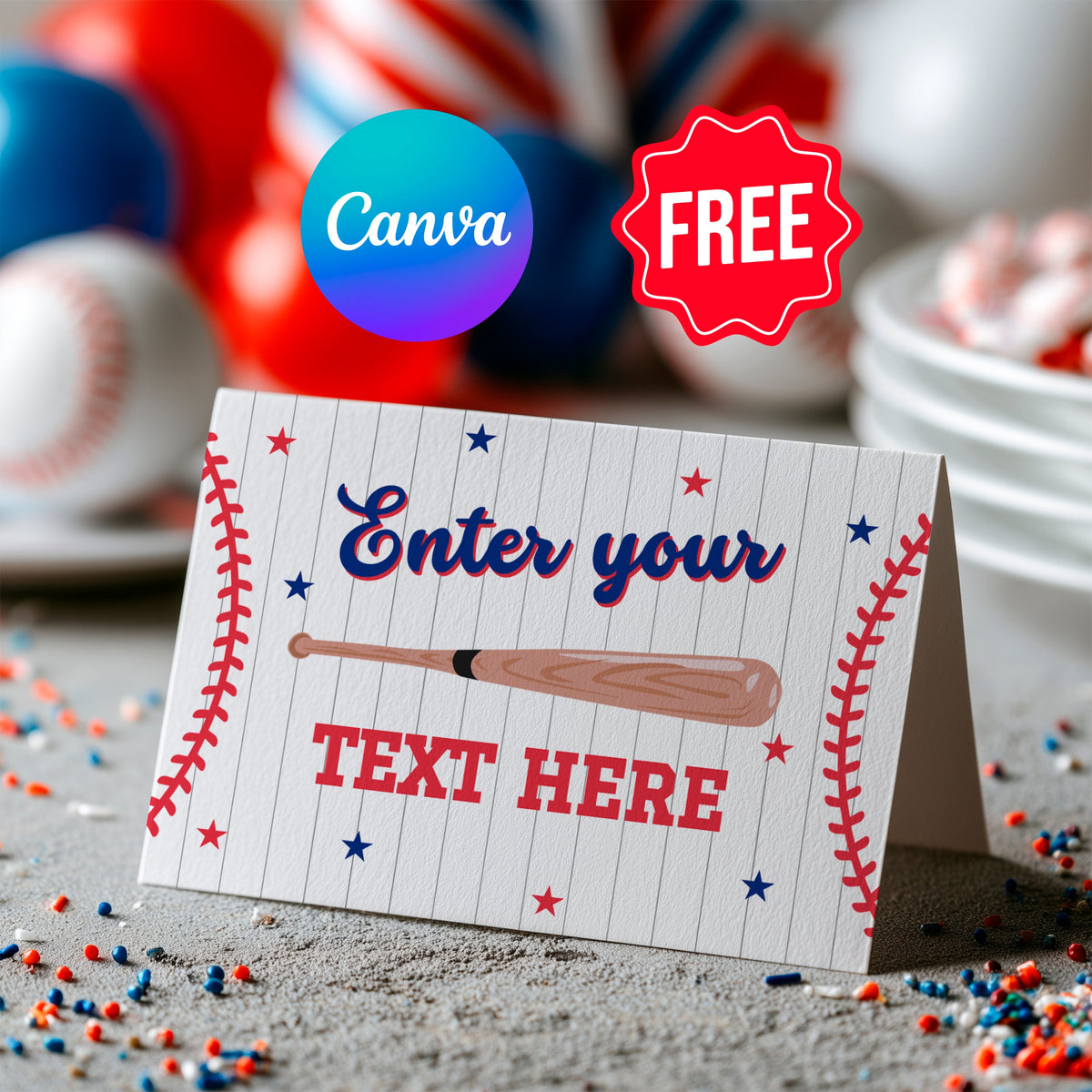 Free Printable Baseball Food Labels