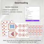 Circus Party Bundle, Carinval Printable Birthday Decorations Party Set
