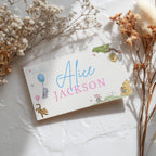 Winnie the Pooh Gender Reveal Place Card Template Printable, Baby Shower Editable Place