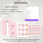 Pink Halloween Party Bundle, Hey Boo Girl Halloween Decorations Printable Download