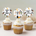 Costume Party Cupcake Toppers, Halloween Birthday Cake Toppers