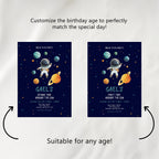 Editable Space Astronaut Birthday Cupcake Toppers | Second Trip Around the Sun Party Cake Toppers | Instant Digital Download