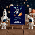 Astronaut Welcome Sign, Template Party Signs