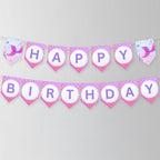 Mermaid Birthday Banner, Printable Happy Birthday Banner, Happy 1st Birthday Banner, First Birthday Decoration, Mermaid Birthday Banner 9168