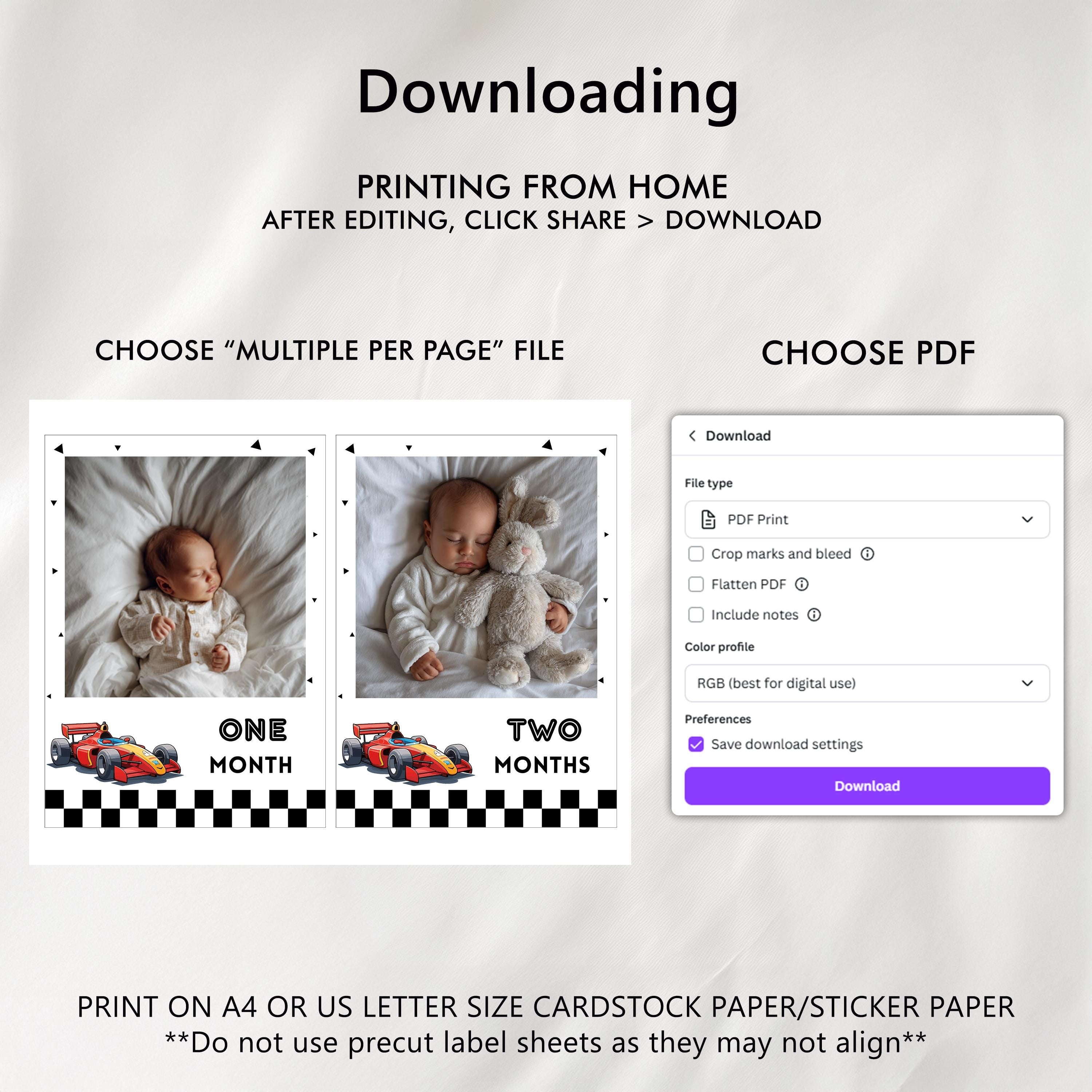Fast One First Year Photos, Cars 1st Birthday Photos, Baby's First Year Month Photos, Monthly Photo Banner 5987