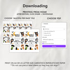 Costume Party Invitation, Halloween Birthday Invite, Digital Template