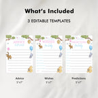 Winnie the Pooh Gender Reveal, Baby Shower Advice, Wishes and Predictions