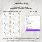 Winnie the Pooh Gender Reveal Diaper Raffle Card, Printable Baby Shower Nappy Raffle Cards