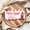 Ready to pop Chocolate Wrappers, Soda Baby Shower Candy Bar Wrapper
