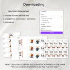 Halloween Party Bundle Decoration, Halloween Printable Template Download