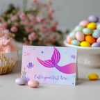 Mermaid Food Labels, Mermaid Birthday Food Label Card, Mermaid Food Tent Card, Birthday Food Tags, Folded Food Cards, 9168