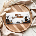 EDITABLE Halloween Party Candy Bar Wrapper , Halloween Party Chocolate Bar Wrappers, Party Favors , Digital Download