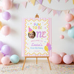 Fun to Be One Welcome Sign, 1st Birthday Sign