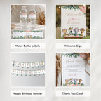 Safari Girl Birthday Bundle | Birthday Bundle Safari Wild Party Set | Instant Download