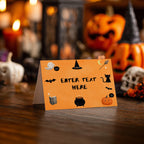 EDITABLE Halloween Cute Costume Party Food tags, Halloween Party Cute Costume  Buffet label, Food Labels Place Table, Instant download