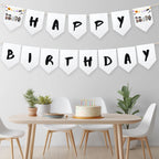 EDITABLE Halloween Costume Birthday Banner, Halloween Costume Party Printable banner Birthday, Canva Template Instant download