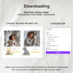 Winnie the Pooh Year Photo, Milestone Baby's 1st Year Month Photos