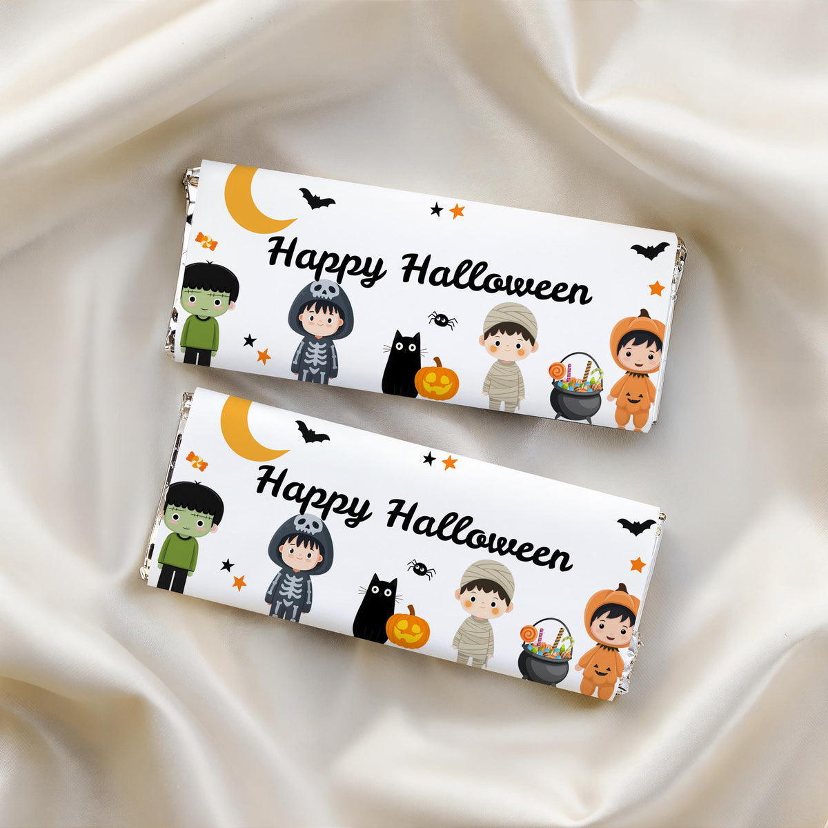 Editable Halloween Party, Halloween Costume Party Candy Bar Wrapper, Halloween Decorations Party, Instant Download