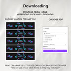 Editable Music Neon Kpop Birthday Bottle Label | Music Neon Kpop Water Bottle Label | Instant Download