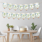Dinosaur Birthday Banner Printable, Happy Birthday Banner, 3rd Birthday Decor, Three-Rex Dinosaur Party Banner 9166