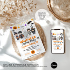 Editable Spooktacular Costume Party Decorations, Halloween Costume Birthday Party Package, Halloween Bundle Party Package , Download