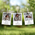 Minimalist First Birthday Photo Banner, 1st Birthday Photo Banner, Gender Neutral Photo Cards, Modern Monthly Milestone Photo Cards  9175