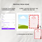 Ready to pop Baby Shower Games, Retro Soda Party Games Pack