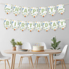 Dinosaur Happy Birthday Banner, Dinosaur Happy Birthday Banner Printable Party Templates Instant download 9165