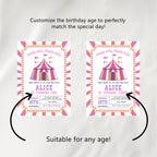 Girl Circus Welcome Sign, Birthday Sign