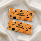 Editable Halloween Cute Costume Party Candy Bar Wrapper