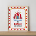 Circus Welcome Sign, Carnival Birthday Sign
