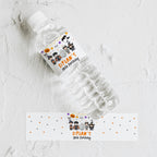 Halloween Costume Party Birthday Bottle Label | Halloween Costume Party Water Bottle Label | Canva Template