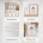 Circus Birthday Bundle, Carnival 1st Party Decoration, Printable Party Set