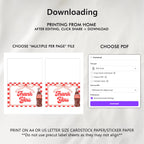 Ready to pop Thank You Card Template, Soda Special Thanks