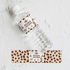 Cowboy First Rodeo Water Bottle Label | Editable Canva Template | Western Party Printable 8539