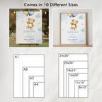 Teddy Bear Baby Shower Welcome Sign, We can Bearly wait Template Signs