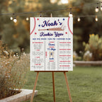 Baseball Milestone Sign, Rookie of the Year Milestone Board