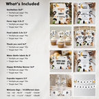 Costume Party Bundle, Halloween Birthday Boy Party Decorations Printable