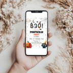 Editable Halloween Party Invitation Halloween Birthday Invitation Kids Costume Party Spooky Celebration Boy Digital Template Evite