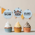 Editable K-pop Birthday Cupcake Toppers | Korean Pop Party Cake Toppers | Instant Digital Download
