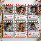 Circus Milestone Photo, Carnival Baby's 1st Year Month Photos