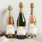 Winnie the Pooh Baby Shower Champagne Labels, Printable Wine Labels
