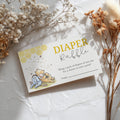 Winnie the Pooh Diaper Raffle Card, Printable Nappy Raffle Cards