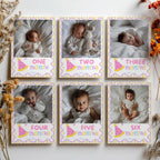 Fun to Be One Year Photo, Baby's 1st Year Month Photos