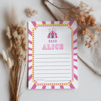 Pink Circus Time Capsule Sign, 1st Time Capsule