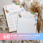 Winnie the Pooh Gender Reveal Games, Baby Shower Printable Party Games