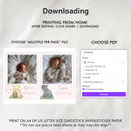 Pink Winnie the Pooh Year Photo, Milestone Baby's 1st Year Month Photos