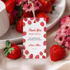 Two Sweet Birthday Invitation, Strawberry Second Birthday Invite