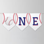 Baseball High Chair Banner, Rookie Printable Bunting Flag