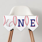 Baseball High Chair Banner, Rookie Printable Bunting Flag